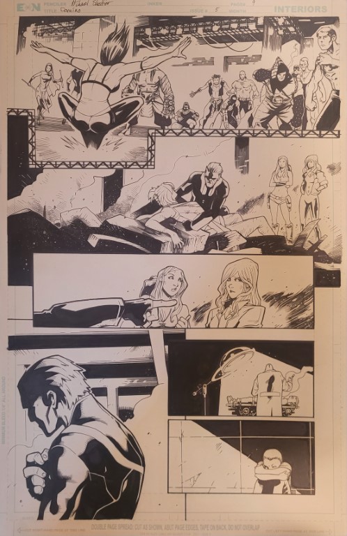 Domino 5 pg. 9 by A: Michael Shelfer Layouts: David Baldeon